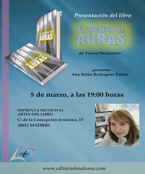 Entrevista a Teresa Hernández escritora de El archivo de Auras
